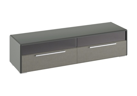 Тумба под ТВ Наоми ТД-208.03.11 джут / фон серый